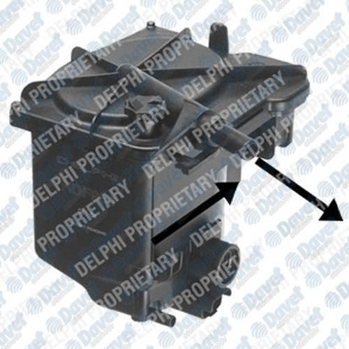 DELPHI HDF939 Yakit Filtresi Ford Focus Cmax 1.6tdci 04-> Peugeot P206 P207 P307 1.6hdi Citroen C3 C4 C5 Jumpy 1.6hdi